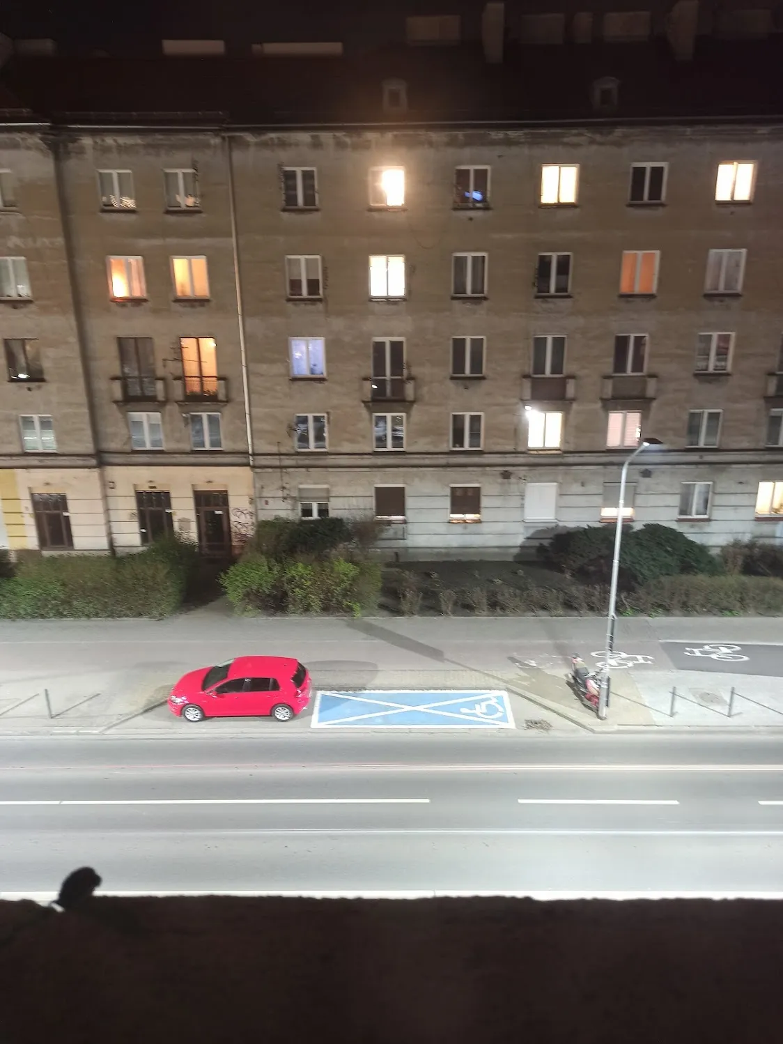 Вид из окна в Польше
